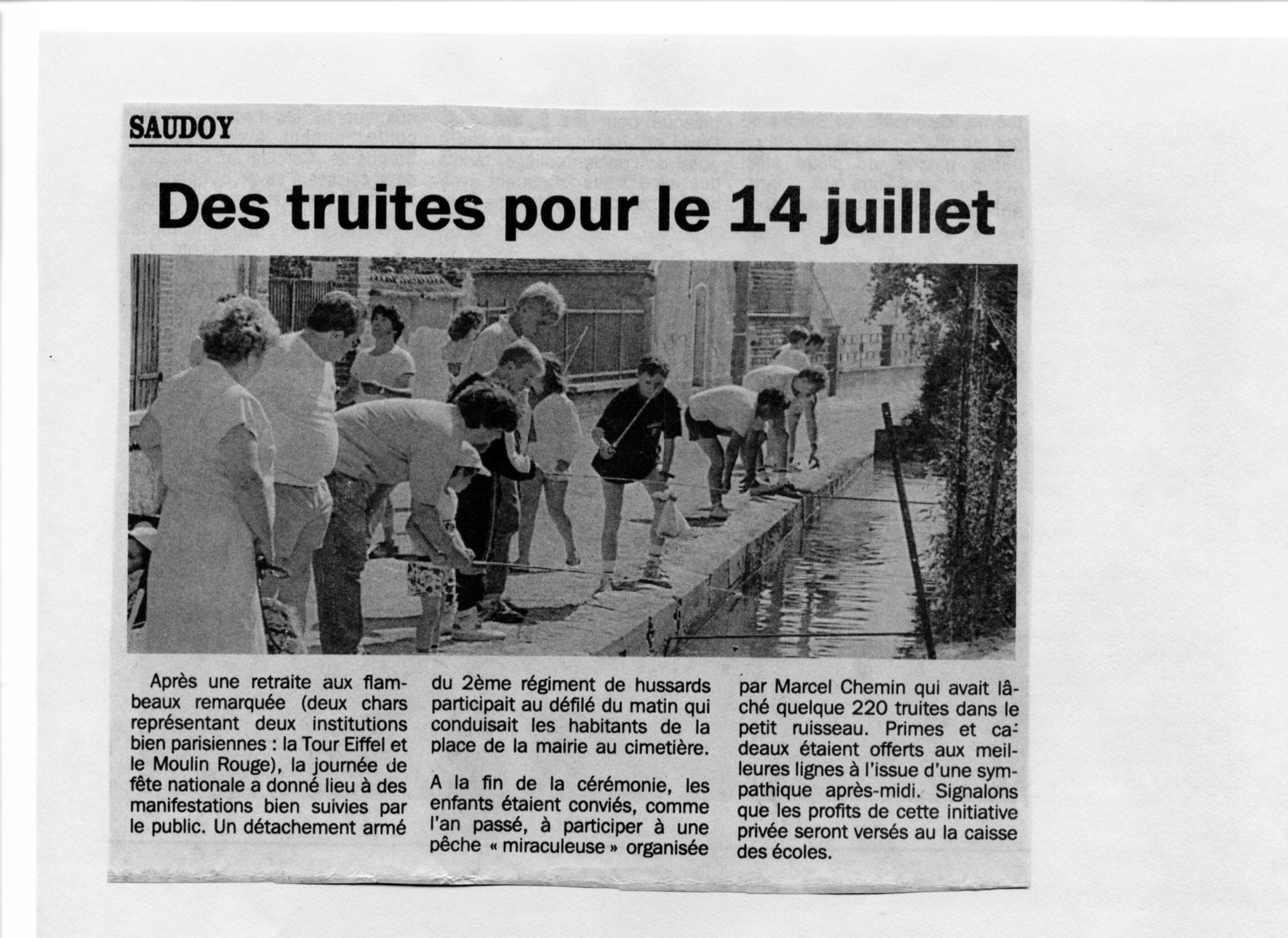 14 juillet  truites